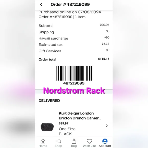 NWOT Kurt Geiger Brixton Drench Camera Bag - Picture 13 of 13